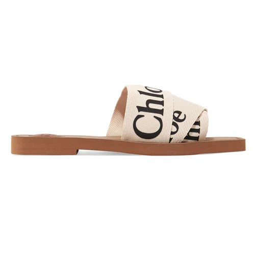 끌로에 Woody logo-print canvas slides (2color)-재입고!!- · 김** 고객님