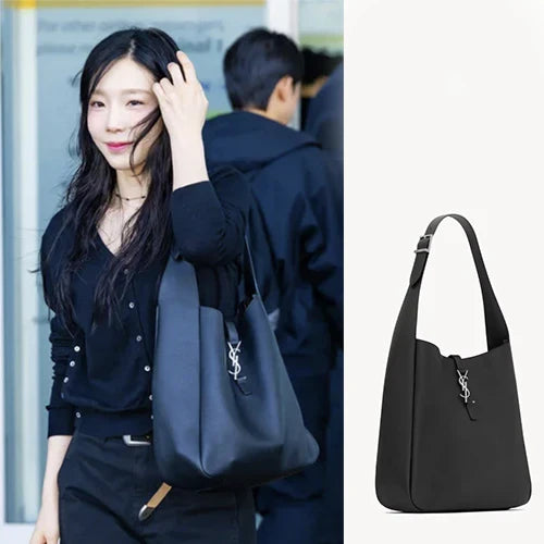 생로랑 르 5 À 7 소프트 라지 숄더백 블랙/은장 (이청아,김나영,태연 착용) · 이** 고객님