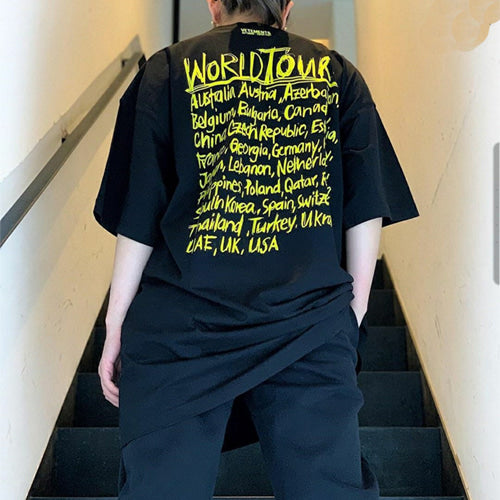 (국내배송) 20SS 베트멍 월드투어 바이오워싱 실켓 반팔 티셔츠 - 남여공용!! 재입고!!!