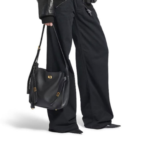 발렌시아가 벨 에어 스몰 호보백 블랙