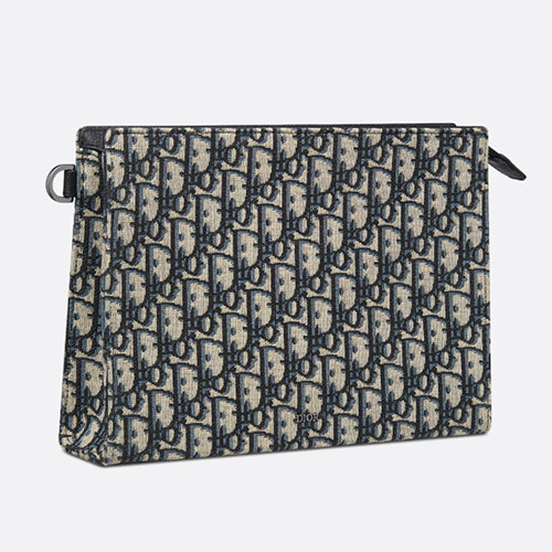 디올 A5 트라이앵글 파우치 베이지