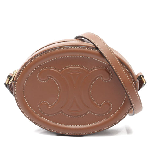 셀린느 탠 퀴르 오벌 트리오페 숄더백 겸 크로스백 ~2Color~