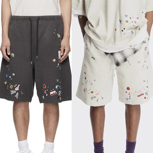 메종 미하라 야스히로 그래픽 프린트 반바지 ~2Color~