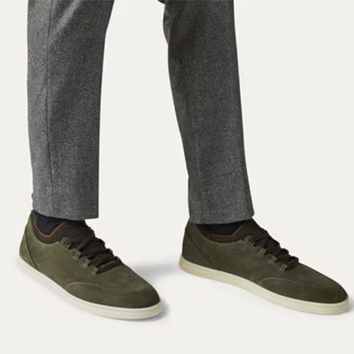 로로피아나 소호 워크 스니커즈 다크 그린