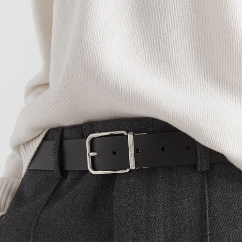 프라다 리버서블 사피아노 및 가죽 벨트 2CC123