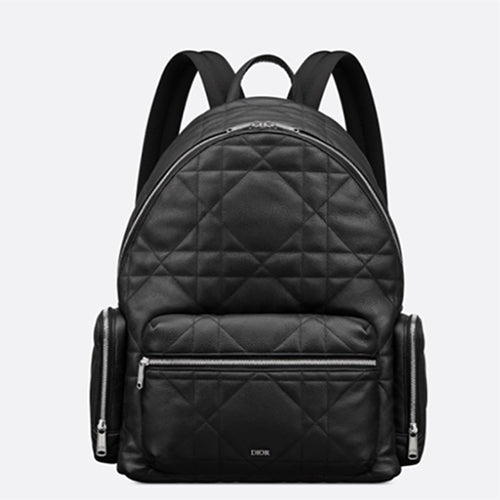 디올 루테늄 프론트 피니시 브라스 어드저스터블 패디드 스트랩 백팩