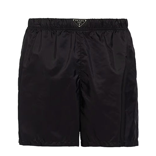 프라다 리나일론 스윔 트렁크 반바지 블랙
