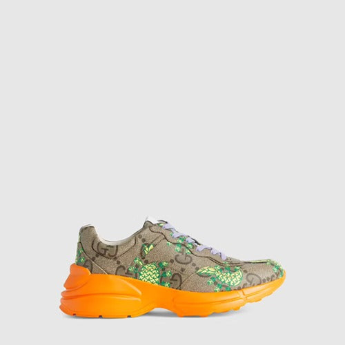 구찌 라이톤 파인 애플 스니커즈