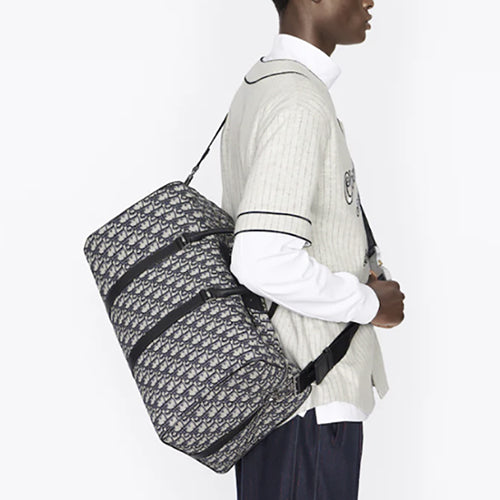 디올 링고 50 보스턴백 베이지 /블랙