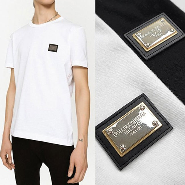 (국내배송) 돌체앤가바나 플레이트 반팔 티셔츠 ~2Color~