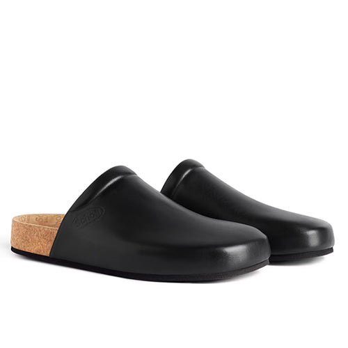 발렌시아가 I 숄 플랫 슬리퍼 블랙