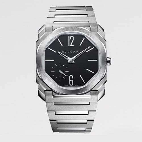 불가리 스테인리스 스틸 옥토 피니시모 시계 40mm
