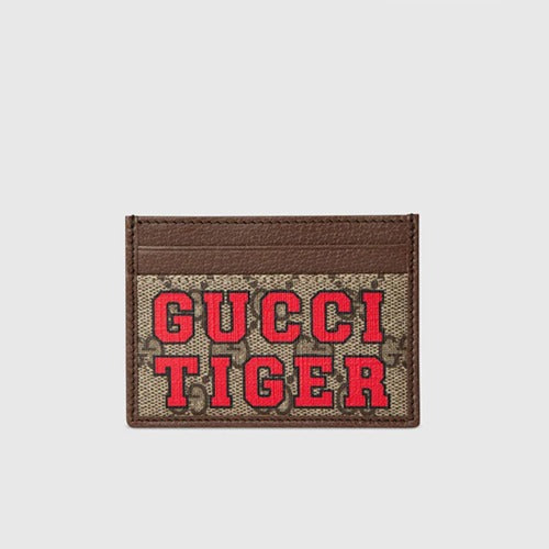구찌 GG 수프림 타이거 카드 케이스
