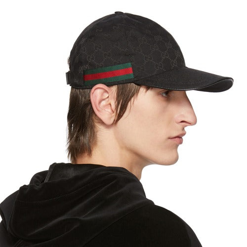 (국내배송, 당일출고) 구찌 웹 캔버스 볼캡 블랙 - 재입고!! -