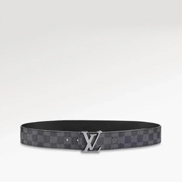 루이비통 LV 이니셜 40mm 리버시블 벨트 다미에 그래파이트