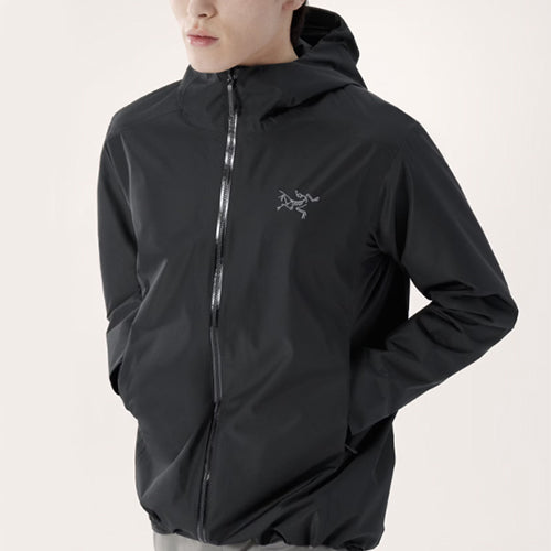 아크테릭스 솔라노 후디 바람막이 자켓 블랙