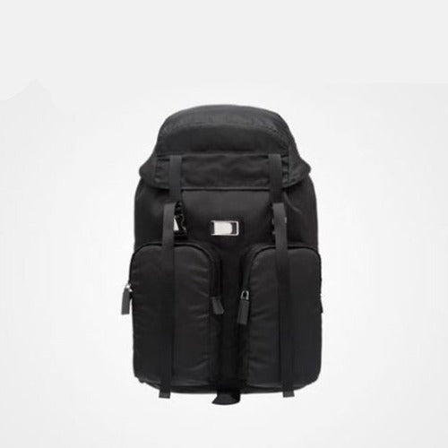 프라다 리나일론 및 사피아노 가죽 백팩