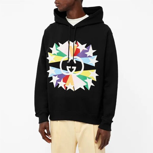 (국내배송) 구찌 인터로킹 G 스타버스트 프린트 후드 - 당일출고 -