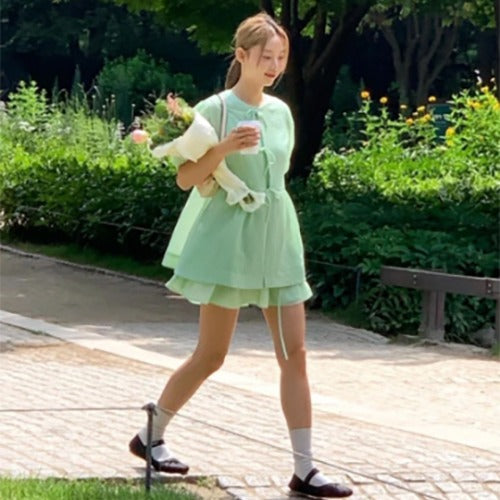 미우미우 사틴 발레리나 블랙 (장원영,박민주,젤라비 착용)