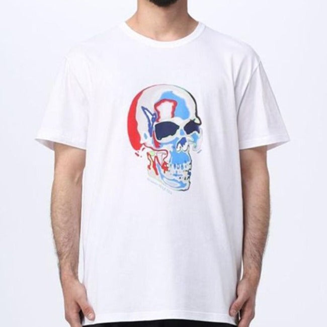 (국내배송, 당일출고) 알렉산더맥퀸 솔라리스 스컬 반팔티셔츠