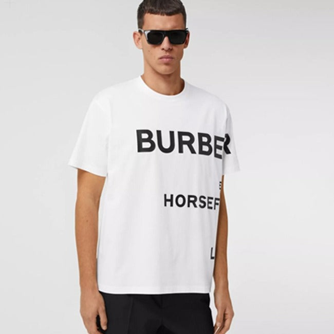 (국내배송) 버버리 호스페리 프린트 오버핏 반팔 티셔츠 ~2Color~