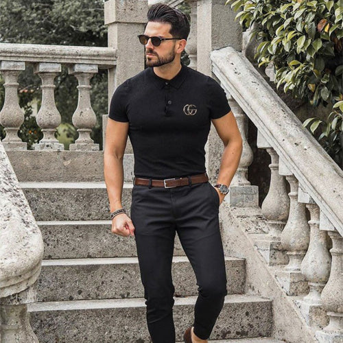 (국내배송, 당일출고) 구찌 마몬트 골드 카라티셔츠