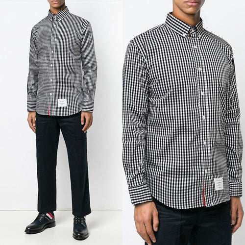 (국내배송, 당일출고) 톰브라운 스트레이트 체크 셔츠