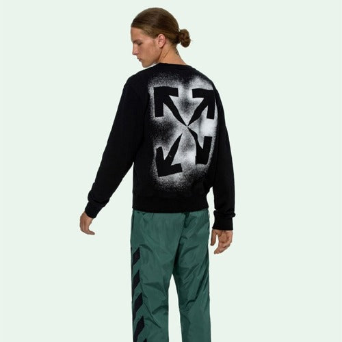 (국내배송) 오프화이트 스텐실 애로우 스웻티셔츠