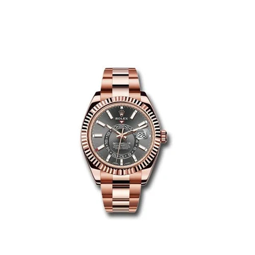 로렉스 SKY-DWELLER 오이스터 에버로즈 골드 검판 42MM -해외셀럽 다수착용- · 임** 고객님