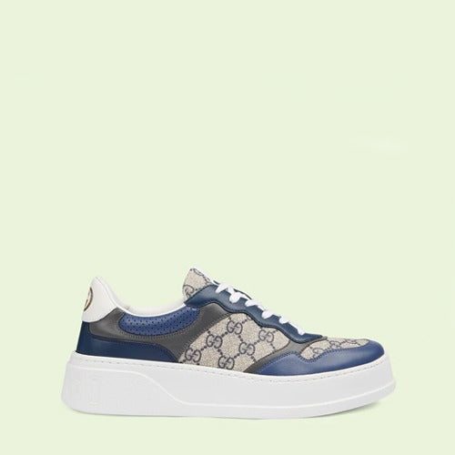 구찌 GG 스니커즈 베이지 블루 수프림