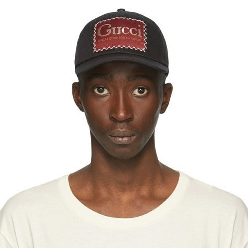 (국내배송, 당일출고) 구찌 로고패치 레드앤화이트 볼캡