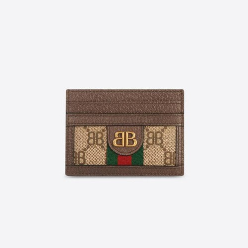 발렌시아가 x 구찌 캔버스 해커 카드 케이스