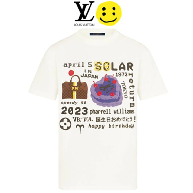 (국내배송) 루이비통 퍼렐윌리엄스 50주년 기념 반팔티셔츠 ~2color~