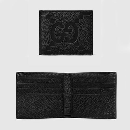 구찌 점보 GG 반지갑 블랙