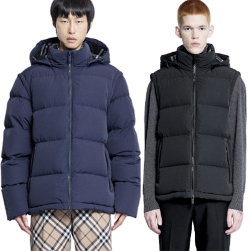 버버리 EKD 아플리케 체크 나일론 패딩 ~2Color~