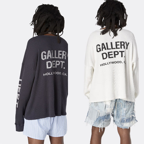 (국내배송) 갤러리 디파트먼트 와플 긴팔 티셔츠 ~2Color~