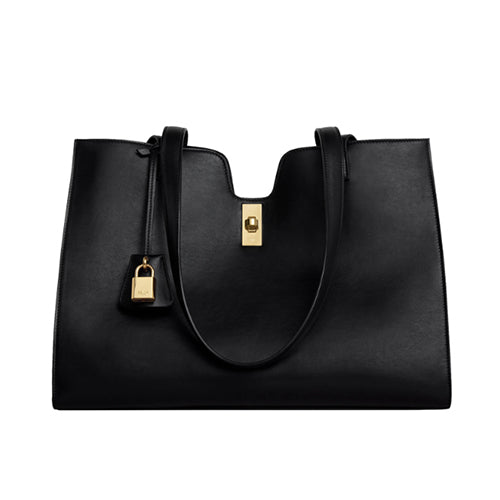 셀린느 트리옹프 카바스 16 숄더 토트백 블랙