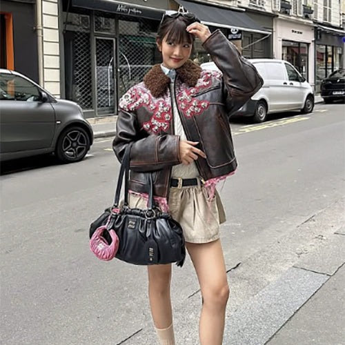 미우미우 쥬아 나파 레더 숄더백 블랙(민니 착용)