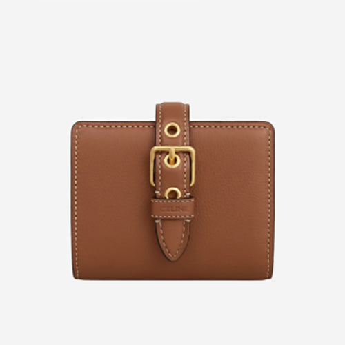 셀린느 콘티 스몰 지갑 브라운