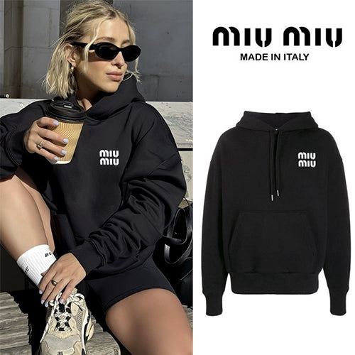 (국내배송, 당일출고) 미우미우 miumiu 엠보 후드