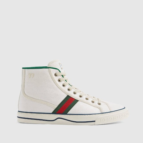 구찌 테니스 1977 하이탑 스니커즈 화이트