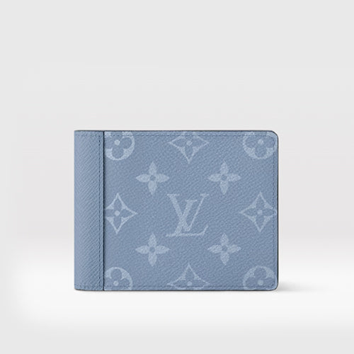 루이비통 타이가라마 오거나이저 반지갑 스카이 블루