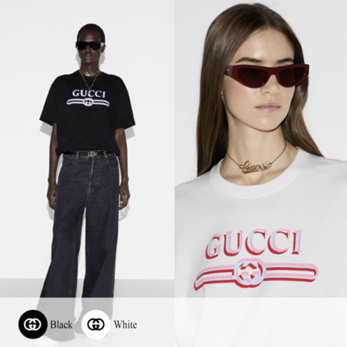 (국내배송, 당일출고) 구찌 레트로 로고 반팔 티셔츠 ~2Color~