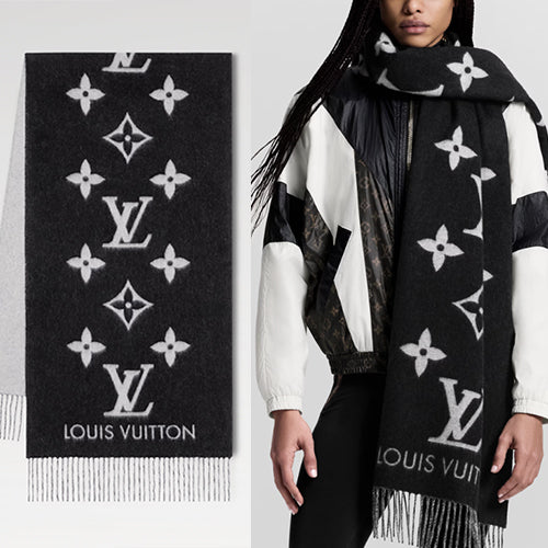 루이비통 레이캬비크 머플러 블랙