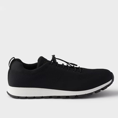 프라다 스트래치 니트 스니커즈 블랙