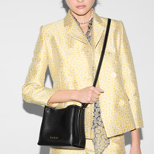 구찌 GG 엠블럼 미니 버킷백