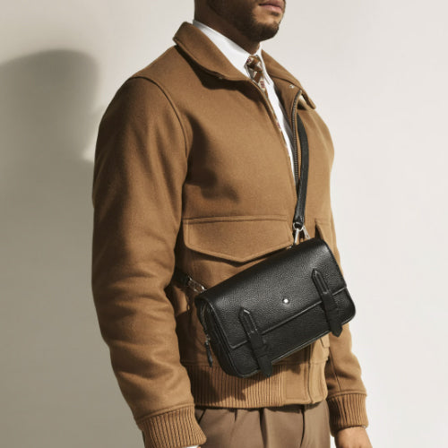 몽블랑 그레인 메신저 크로스백