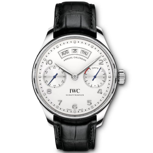 iwc 포르투기저 애뉴얼 캘린더 화이트 44MM