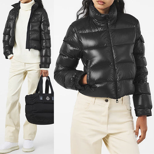 몽클레어 페트라 쇼트 다운 자켓 블랙