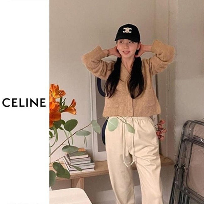 (국내배송) 셀린느 트리옹프 자수 볼캡